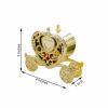 12 Gold 4" Long Mini Heart Carriage Favor Holders Wedding Party Home Supplies view 3