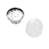 12 Silver Clear 3" Tall Mini Cake Stands With Dome Favor Holders Party Supplies view 2