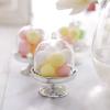 12 Silver Clear 3" Tall Mini Cake Stands With Dome Favor Holders Party Supplies view 4