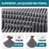 2 Piece T Cushion Sofa Slipcovers Thick Couch Cover Furniture Protector Stretch T Cushion Sofa Covers for 1 Cushion Couch with 1 Individual T Cushion Covers Washable (Grey, Chair) view 4