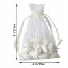 10 Pcs 4x6" Ivory Organza Favor Bags Wedding Party Reception Favors view 3