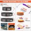 RFAQK 700PCs Cake Decorating Kit with Baking Supplies - Cake Turntable for Decorating with Baking Pans, Leveler, 24 Numbered Piping Tips, 2 Spatulas, Fondant Tools, Video Course, Pattern Chart & More view 2