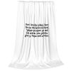 Bible Verse Blanket Air Conditioning Blanket Blanket Soft, Jesus Throw Blanket Flannel Christian Blanket(60"x50") view 2