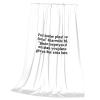 Bible Verse Blanket Air Conditioning Blanket Blanket Soft, Jesus Throw Blanket Flannel Christian Blanket(60"x50") view 3