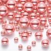 150 Pieces Vase Filler Faux Pearls Vase Makeup Beads No Hole Gloss Bead Mixed Sizes Round Pearl for Home Party Wedding Decor, 8/14/20 mm(Rose Gold) view 1