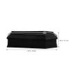 Homoyoyo Coffin Box Halloween Coffin Prop Plastic Candy Jewelry Boxes Ornament Black for Halloween Party Decoration Haunted House Prank Props Home Decor view 2