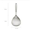 1PCS Stainless Steel Skimmer Strainer Slotted Ladle, Mesh Deep Fryer Oil Frying Scoop Colander Cooking Spoon, Kitchen Tools view 2