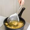 1PCS Stainless Steel Skimmer Strainer Slotted Ladle, Mesh Deep Fryer Oil Frying Scoop Colander Cooking Spoon, Kitchen Tools view 3