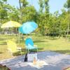 Kids Camping Chair Kids Beach Chair Portable Folding Chair Camping Chair with Sunshade Umbrella, 4 Colors (Color : Green) view 4
