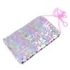 Mermaid Crossbody Bag Glitter Sequins Coin Purse PU Leather Phone Wallet Purse Small Messenger Bag for Teen Girls Summer Travel Colorful view 1