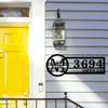 ONGNOU Custom Metal Address Plaque for Outside,Personalized Modern House Number Sign with Address Name,Outdoor Metal Sign,Wall Mounted Sign,Personalized Gifts, Housewarming Gift,Address Sign view 4
