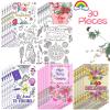 30 Pcs Inspirational Coloring Book Bulk Mandala Mini Activity Books with Positive Quote Motivational Coloring Gifts for Adults Stress Relieving Holiday Party Favors view 1