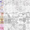 30 Pcs Inspirational Coloring Book Bulk Mandala Mini Activity Books with Positive Quote Motivational Coloring Gifts for Adults Stress Relieving Holiday Party Favors view 4