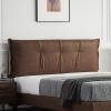 Headboard Rest Cushion Wall Pillow,Reading Cushion Lumbar Pad Bed Backrest Large Soft Bag Collision Removable Washable Cover Collision Cushion,D,No headboard 63"/160cm view 1