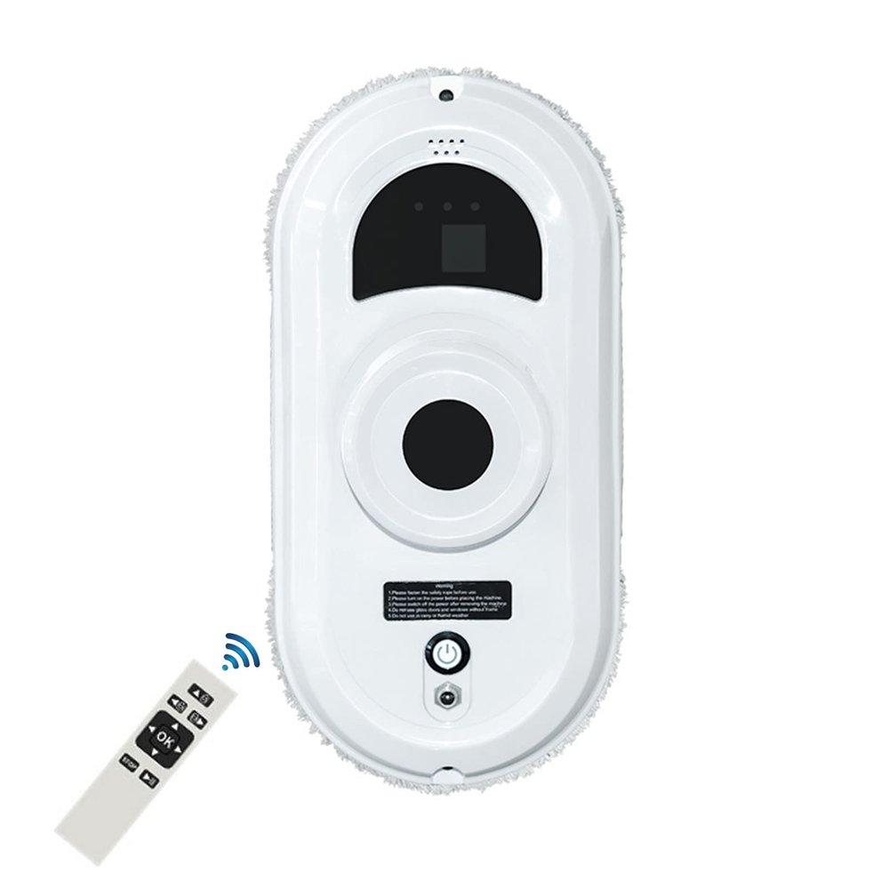 FONOBO Window Cleaner Robot,Powered Washer for Table High Windows Ceiling Magnetic Automatic, Outdoor Indoor, Remote Control Glass Clean