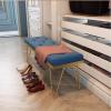 TOMYEUS Shoe Storage Bench Button-Tufted Storage Bench, Upholstered Bedroom Benches Velvet Footrest Stool Accent Bench for Entryway Dining Room Living Room Bedroom End of Bed Shoe Benches view 3