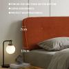 Wedge Headboard Cushion Sofa Bed Large Upholstered Headboard,Bed Backrest Reading Support Pillow Lumbar Pad with Removable Washable Cover,E,No headboard 70.8"/180cm view 2