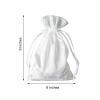 12 Pcs 6x9" White Satin Favor Bags Wedding Party Reception Favors view 2