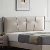 Headboard Cushion Reading Pillow Large Backrest Positioning Support Bolster Wall Pillow with Removable Cover Headboard Cover for Queen Size Bed,Beige,59"/150cm(Queen) view 1