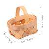 Tofficu 2Iin Mini Woven Baskets With Handles, Mini Easter Knitting Baskets, Party Tiny Basket for Party Favors Crafts Decor Wedding Party Favor Farmhouse Decor view 2