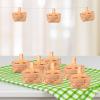 Tofficu 2Iin Mini Woven Baskets With Handles, Mini Easter Knitting Baskets, Party Tiny Basket for Party Favors Crafts Decor Wedding Party Favor Farmhouse Decor view 3