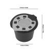 Pilipane Reusable Coffee Pods for Coffee, Refillable Coffee Pod Capsules with Spoon Brush, Cup Pod Coffee Filters, 50ML Capsule Cup (3 Chrome) view 4