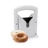 Bagel Slicer, Perfect for Bagels,Bagel Cutter Stainless Steel White, 6.8x3.7x8.8inches view 1