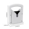 Bagel Slicer, Perfect for Bagels,Bagel Cutter Stainless Steel White, 6.8x3.7x8.8inches view 2