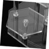 DECHOUS Action Figure Stand Acrylic Display Rack 1 Set Figure Display Stand Multi-layer Acrylic Display s Multi-layer Display Riser view 3