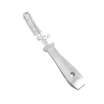 Kichvoe Pig Hair Scraper, Meat Hair Cleaning Household Animals Hair Shaver Scraping Tools Stainless Steel Cooking Gadget for Home Pig Hair Scraper Household Meat Hair