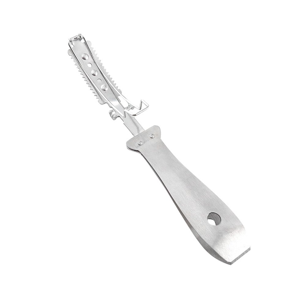 Kichvoe Pig Hair Scraper, Meat Hair Cleaning Household Animals Hair Shaver Scraping Tools Stainless Steel Cooking Gadget for Home Pig Hair Scraper Household Meat Hair