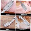 Kichvoe Pig Hair Scraper, Meat Hair Cleaning Household Animals Hair Shaver Scraping Tools Stainless Steel Cooking Gadget for Home Pig Hair Scraper Household Meat Hair view 3