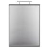 304 Stainless Steel Chopping Board, Cutting Boards Kitchen Double Sided Cutting Board 304 Stainless Steel PP Chopping Board for Home Kitchen(grey) view 1