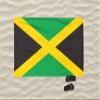 Jamaica Flag Beach Towel, 32"x 63" (80 x 160 cm) Soft Towel, 100% Cotton, Summer Gift view 2