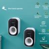 Automatic Toothpaste Dispenser Wall Mounted for Bathroom & Shower,Toothpaste Squeezer for Adults,Children & Family by Mr. Thumbs(1pc,Black) view 2