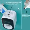 Automatic Toothpaste Dispenser Wall Mounted for Bathroom & Shower,Toothpaste Squeezer for Adults,Children & Family by Mr. Thumbs(1pc,Black) view 3