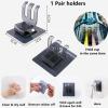 Automatic Toothpaste Dispenser & Toothpaste Holders and Wall Mounted Cup 3 Piece in a Set, is Wall Mounted for Bathroom,Toothpaste Squeezer for Kids & Family Shower by Mr. Thumbs(Navy Blue Set) view 3