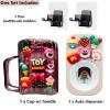 Automatic Toothpaste Dispenser & Toothpaste Holders and Wall Mounted Cup 3 Piece in a Set, is Wall Mounted for Bathroom,Toothpaste Squeezer for Kids & Family Shower by Mr. Thumbs(Pink Set) view 4