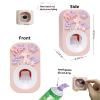 Automatic Kid Toothpaste Dispenser for Shower,Toothpaste Squeezer for Kids & Family, is Wall Mounted Bathroom Decor by Mr. Thumbs (1pc,Pastel Baby Purple) view 2