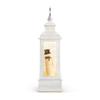 DEMDACO White Knit Snowman Couple 11 x 6.25 Resin Musical Snow Globe Lantern Plays Christmas Music view 3