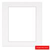Poster Palooza 7x11 Mat Bevel Cut for 5.5x8.5 Photos - Acid Free White Precut Matboard - For Pictures, Photos, Framing - 4-ply Thickness view 2