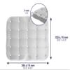 KMINA Shower Seat Cushion, Lightweight Waterproof Foam and Slip-Resistant, Kneeling Pads for Gardening, Patented, Made in Europe view 3