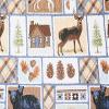 C&F Home Oakley Lodge 3-Piece Full/Queen Quilt Set with 2 Standard Shams Lodge Patchwork Panel Cabin Rustic Moose Oars Canoe Brown Blue Pinecone Pattern Reversible Plaid Full/Queen 3 Piece Set view 3