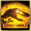 Trends International Jurassic World: Dominion - Logo One Sheet Wall Poster, 22.375" x 34", Gold Framed Version view 1
