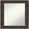 Amanti Art Bronze Bathroom Mirror for Over Sink, 30x24 Ridge Bronze Rectangle Vanity Mirror, Medium Traditional Frame, Hangs Horizonally and Vertically, Bathroom Wall Decor, Non-Beveled Edge view 1