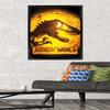 Trends International Jurassic World: Dominion - Logo One Sheet Wall Poster, 22.375" x 34", Black Framed Version view 2