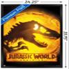 Trends International Jurassic World: Dominion - Logo One Sheet Wall Poster, 22.375" x 34", Black Framed Version view 3