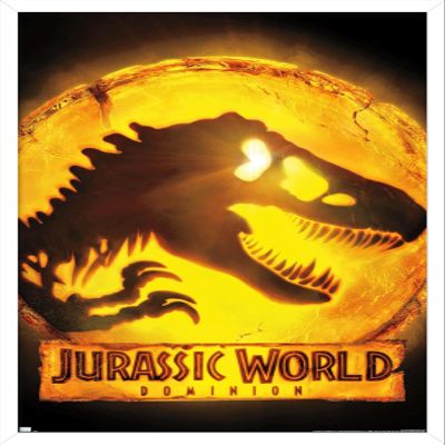 Trends International Jurassic World: Dominion - Logo One Sheet Wall Poster, 22.375" x 34", White Framed Version