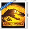 Trends International Jurassic World: Dominion - Logo One Sheet Wall Poster, 22.375" x 34", White Framed Version view 3