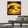 Trends International Jurassic World: Dominion - Logo One Sheet Wall Poster, 22.375" x 34", Bronze Framed Version view 2